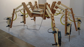 Spider Drill Piano Produces Symphony of Cacaphony